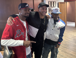 Tony Shellman with Usher and Jermaine Dupri